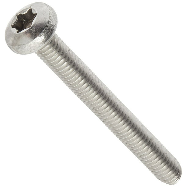 Meets ISO 7045 Small Parts MI440MTP188 18-8 Stainless Steel Pan Head Machine Screw M4-0.7 Thread Size T20 Star Drive Pack of 25 Fully Threaded 40 mm Length Import 